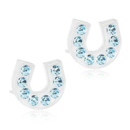 Brilliance 7mm & 9mm Earrings- 100% Nickel Free Medical Plastic